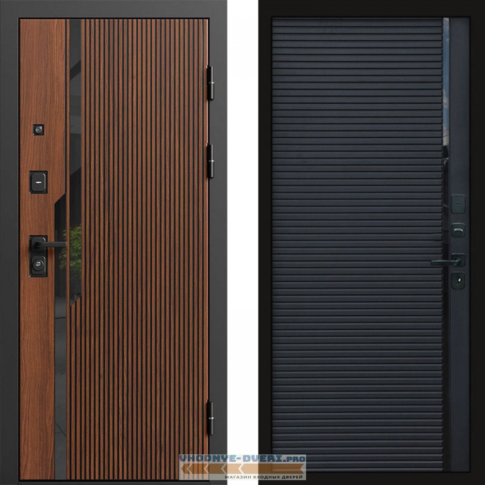 Входная дверь Флекс Бетон Porte black